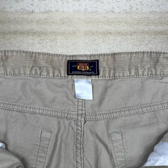 Vintage 90s Route 66 Corduroy Pants 40x30 Baggy Wide Leg Light Tan Cotton - Picture 4 of 4